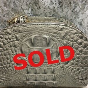 $FIRM$ NWT BRAHMIN HEMLOCK LEAH LEATHER CROSSBODY Bag - NO HEART